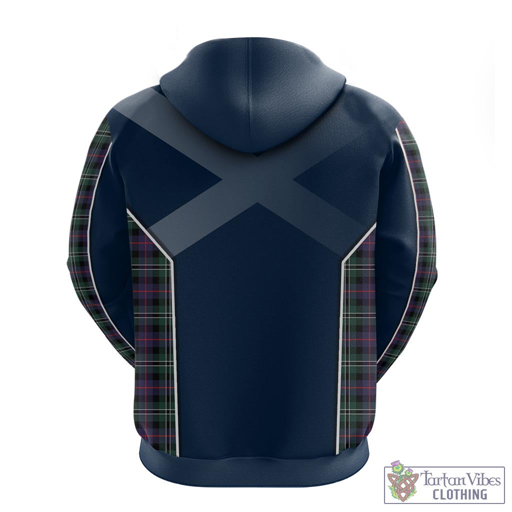 Tartan Vibes Clothing Rose Hunting Modern Tartan Hoodie with Family Crest and Lion Rampant Vibes Sport Style