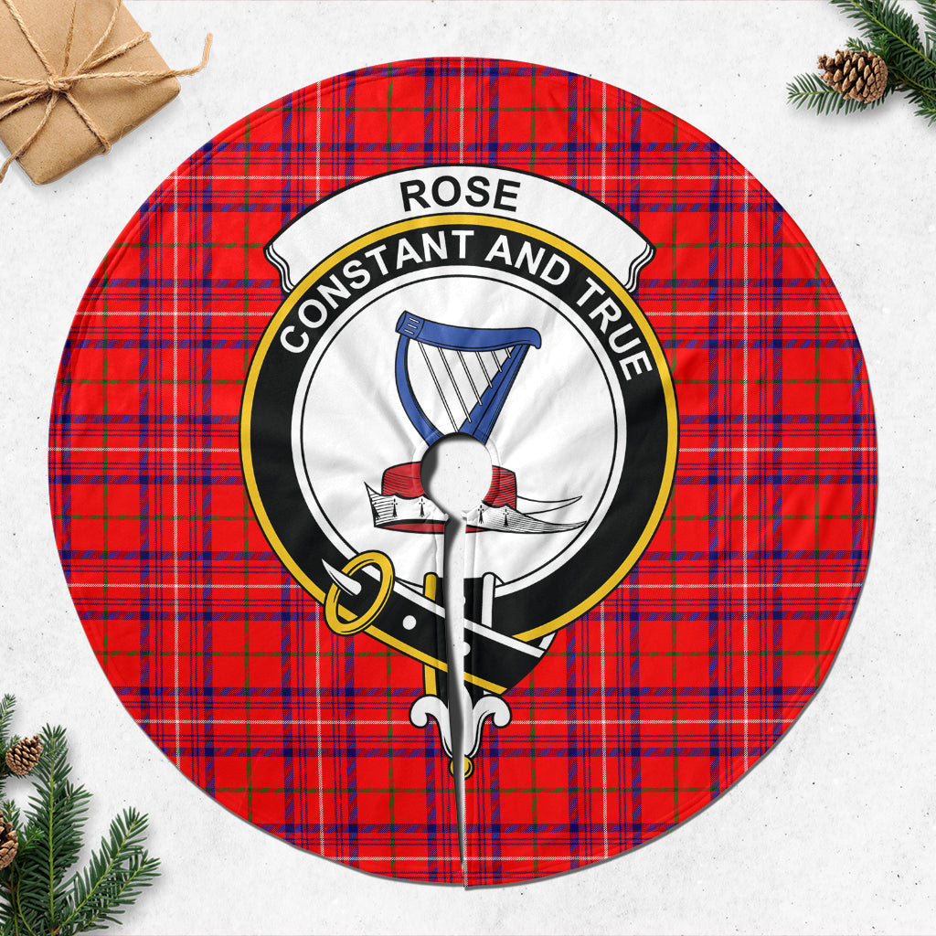 rose-modern-tartan-christmas-tree-skirt-with-family-crest