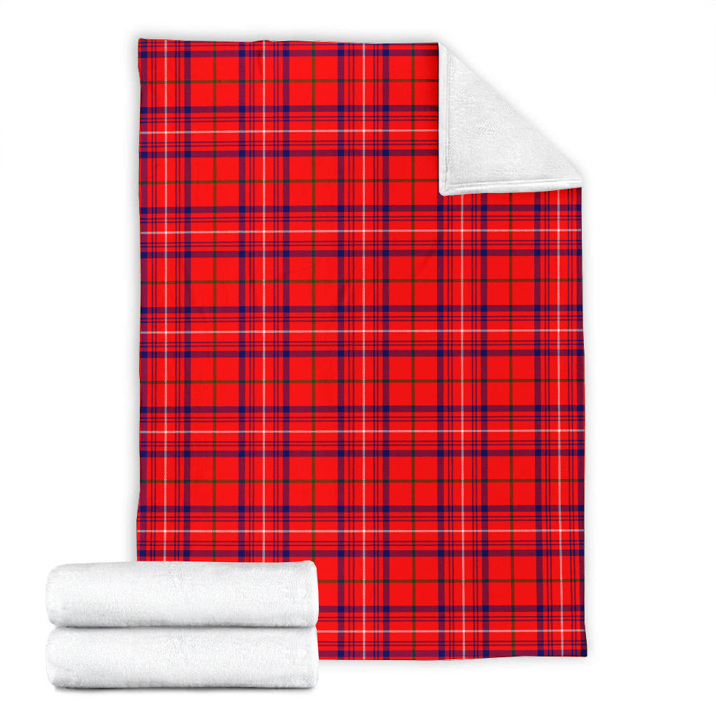 Rose Modern Tartan Blanket X-Large 59 x 79 inches 150 x 200 cm - Tartan Vibes Clothing