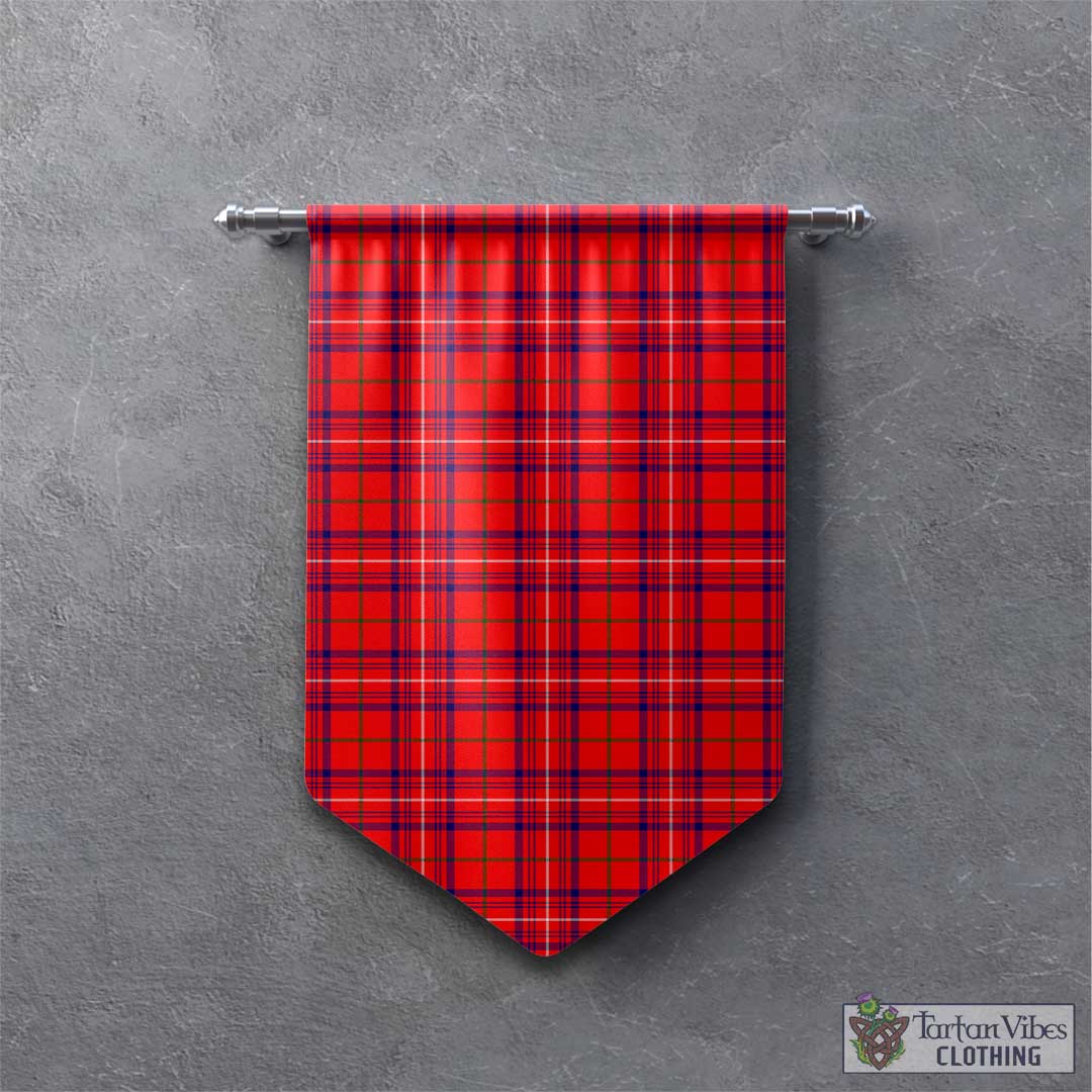 Tartan Vibes Clothing Rose Modern Tartan Gonfalon, Tartan Banner