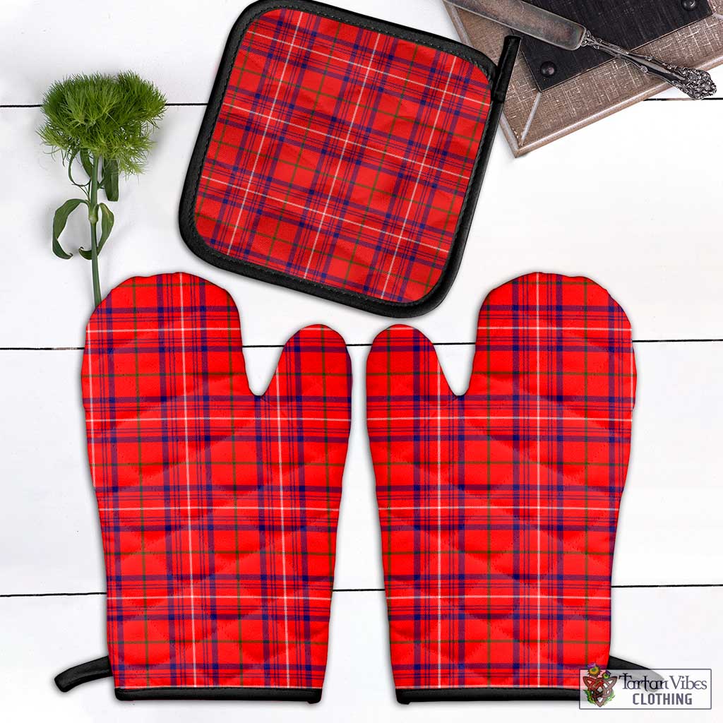 Tartan Vibes Clothing Rose Modern Tartan Combo Oven Mitt & Pot-Holder