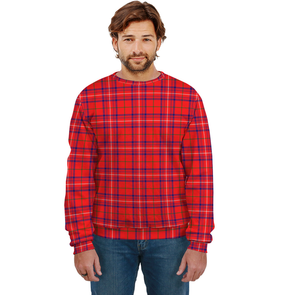 rose-modern-tartan-sweatshirt