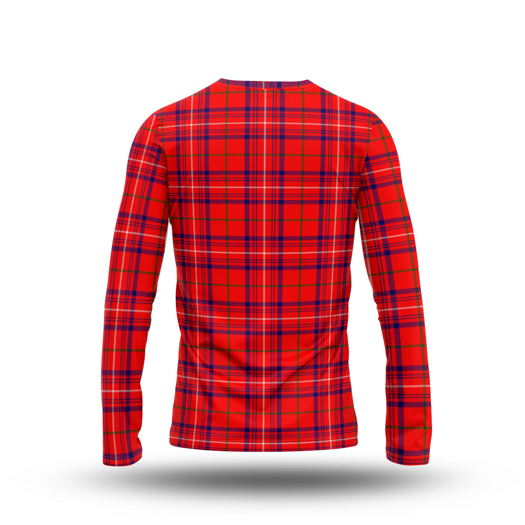 rose-modern-tartan-long-sleeve-t-shirt