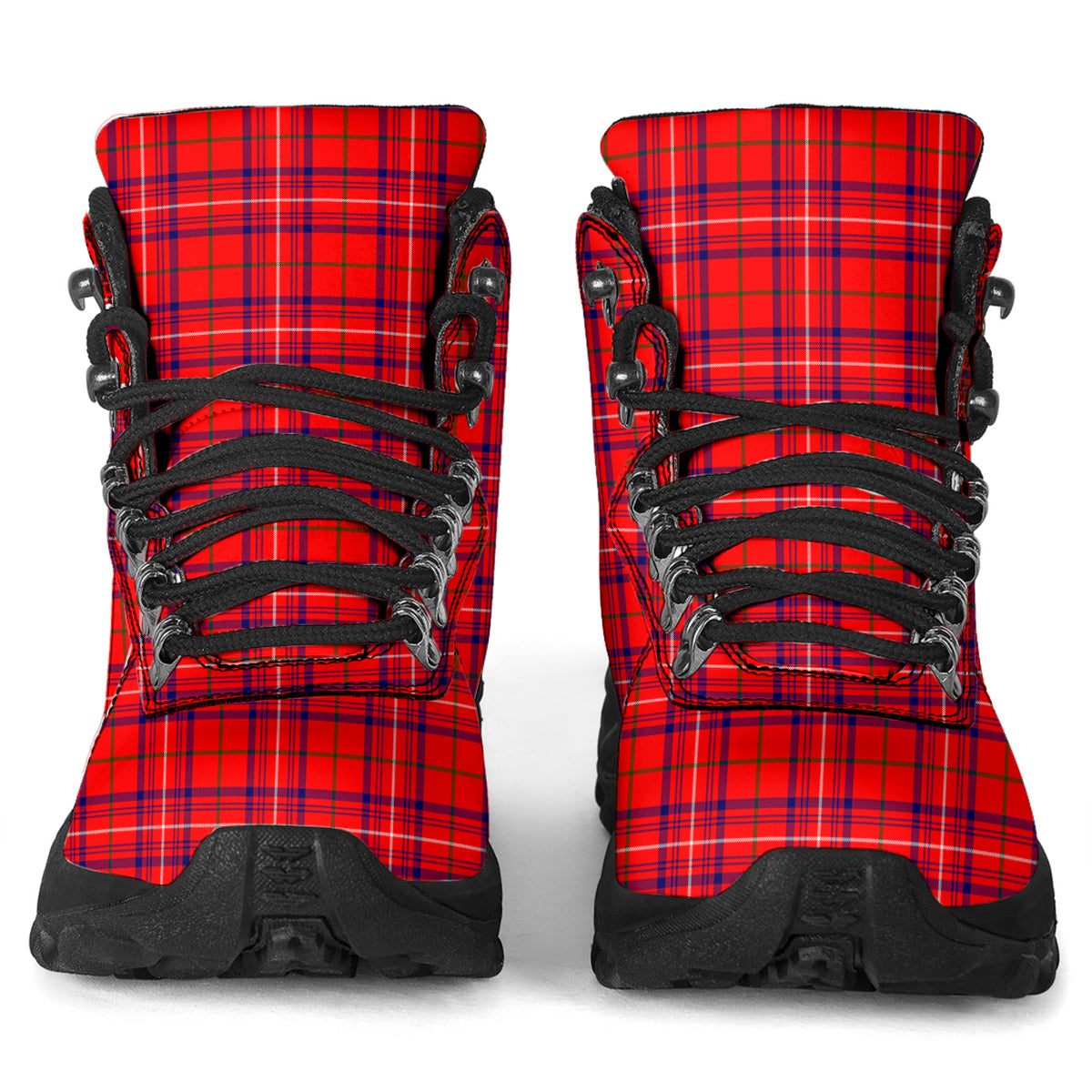 Rose Modern Tartan Alpine Boots - Tartanvibesclothing