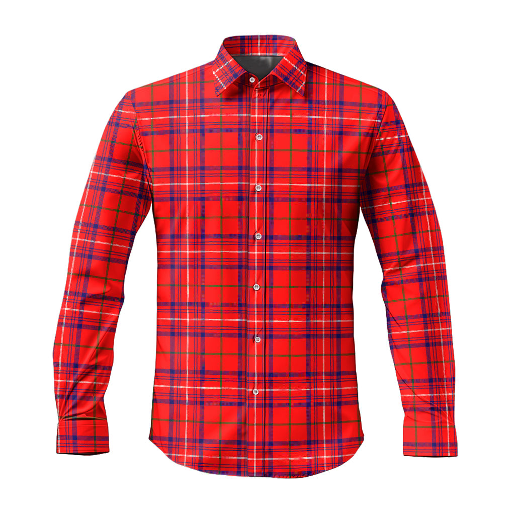 rose-modern-tartan-long-sleeve-button-up-shirt