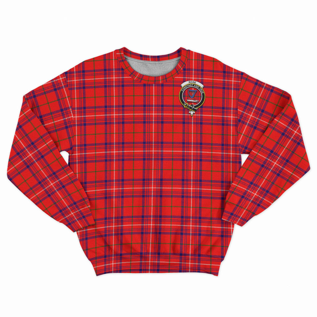 rose-modern-tartan-sweatshirt-with-family-crest