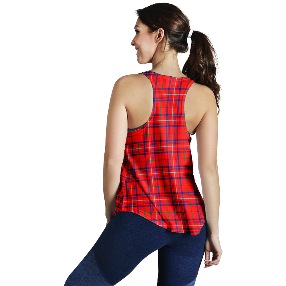 rose-modern-tartan-women-racerback-tanks