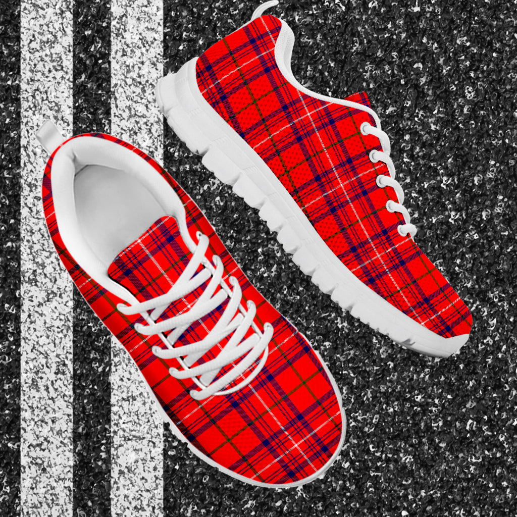 Rose Modern Tartan Sneakers - Tartan Vibes Clothing