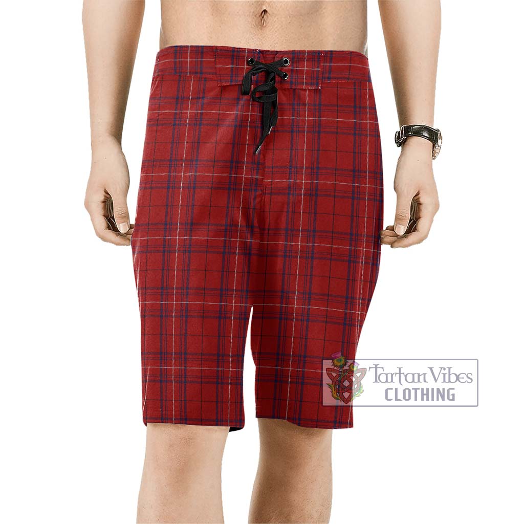 Tartan Vibes Clothing Rose of Kilravock Tartan Men's Board Shorts