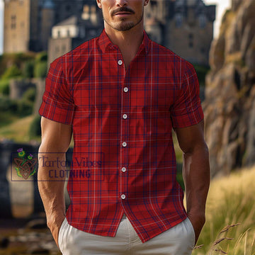 Rose of Kilravock Tartan Cotton Hawaiian Shirt