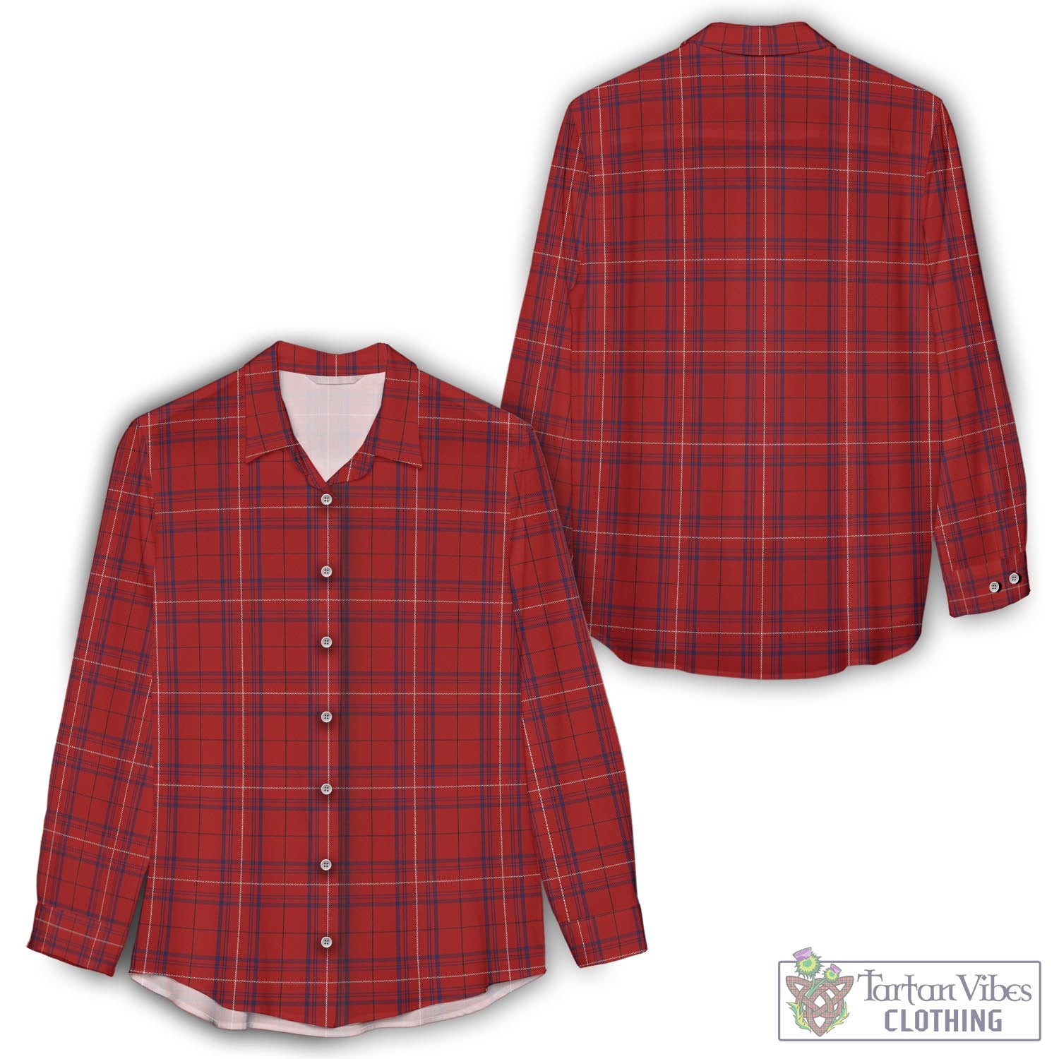 Rose of Kilravock Tartan Womens Casual Shirt