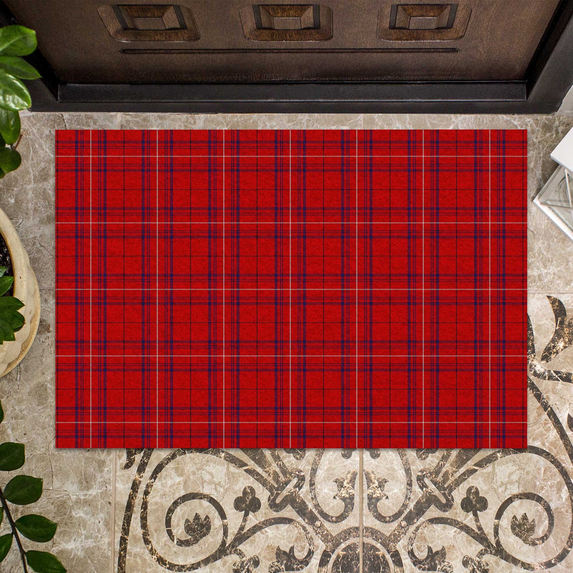 Rose of Kilravock Tartan Door Mat - Tartanvibesclothing Shop