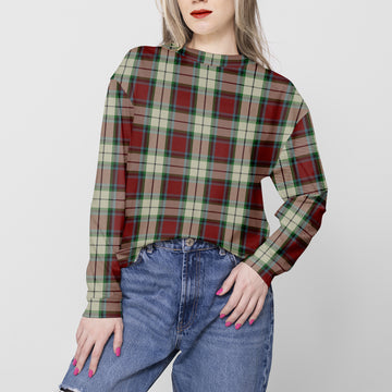 Rose White Dress Tartan Sweatshirt