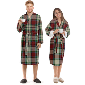 Rose White Dress Tartan Bathrobe