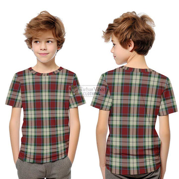 Rose White Dress Tartan Kid T-Shirt