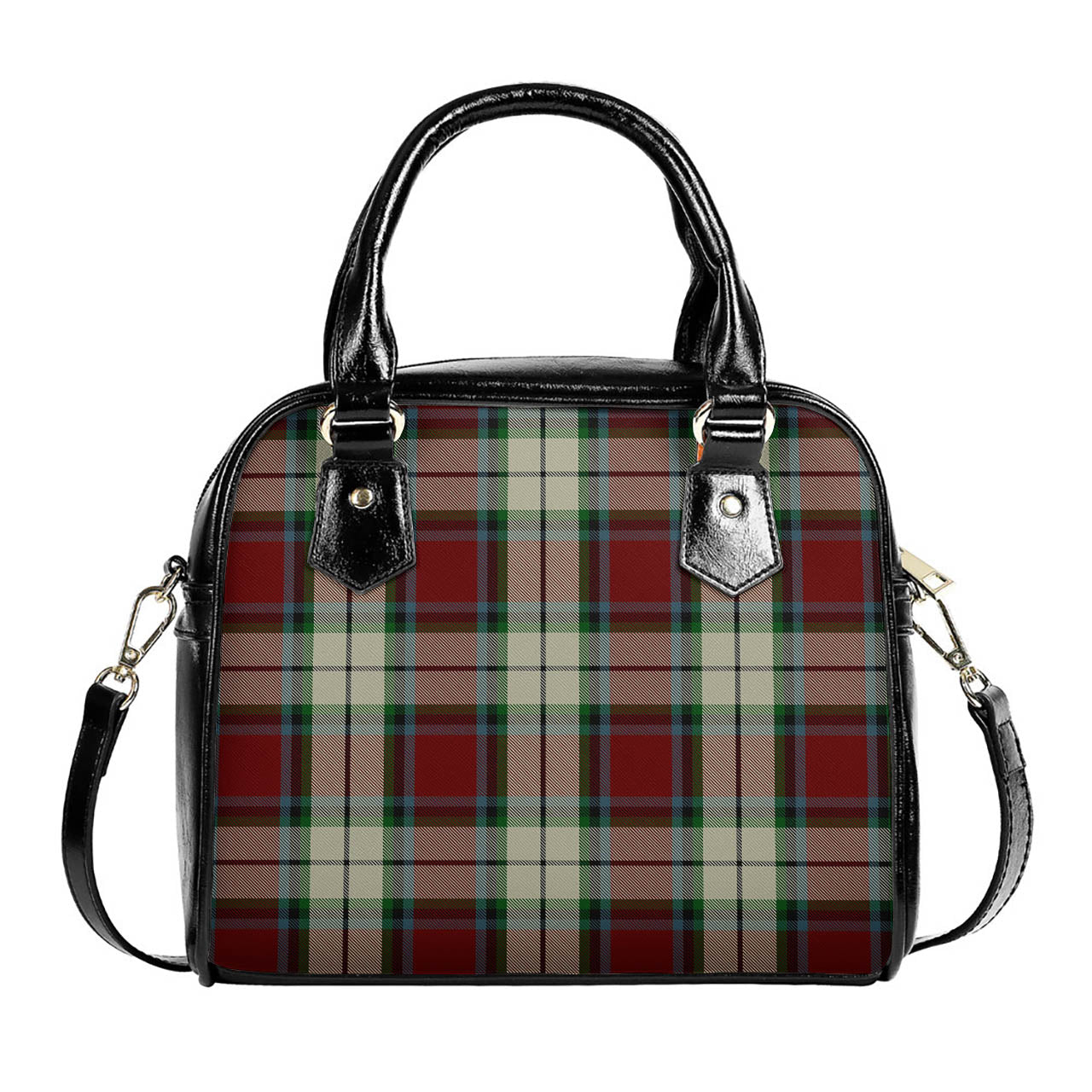 Rose White Dress Tartan Shoulder Handbags One Size 6*25*22 cm - Tartanvibesclothing