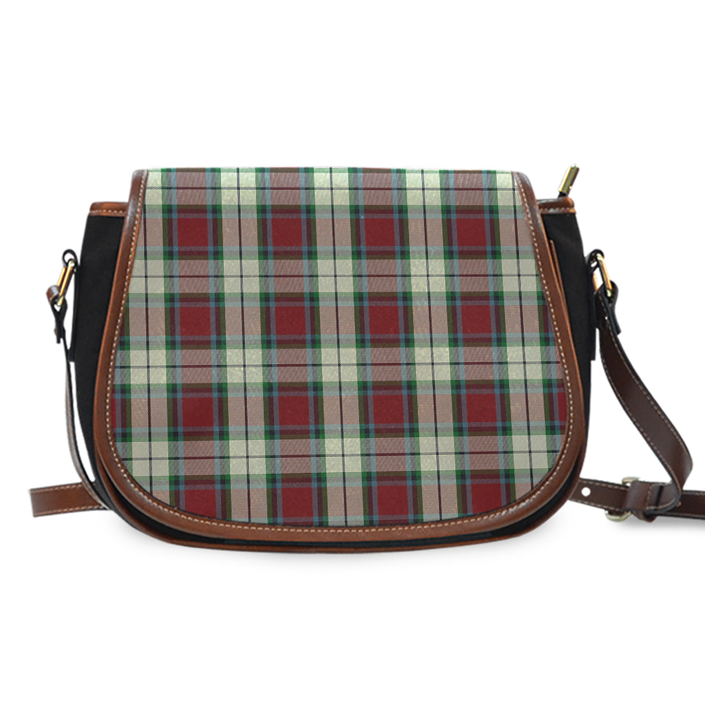 Rose White Dress Tartan Saddle Bag One Size - Tartan Vibes Clothing