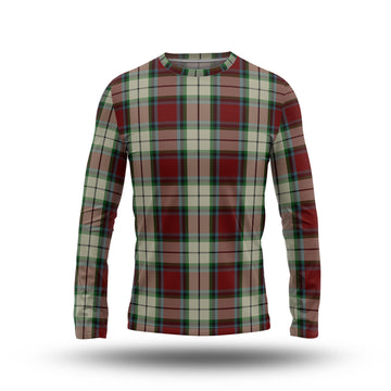 Rose White Dress Tartan Long Sleeve T-Shirt