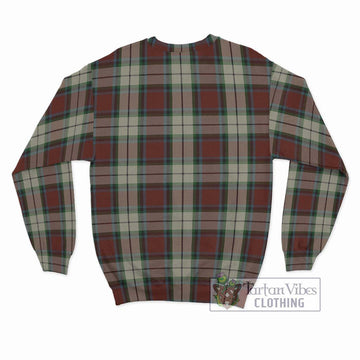 Rose White Dress Tartan Sweatshirt with Family Crest DNA In Me Style