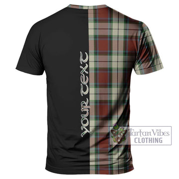 Rose White Dress Tartan T-Shirt with Family Crest and Half Of Me Style