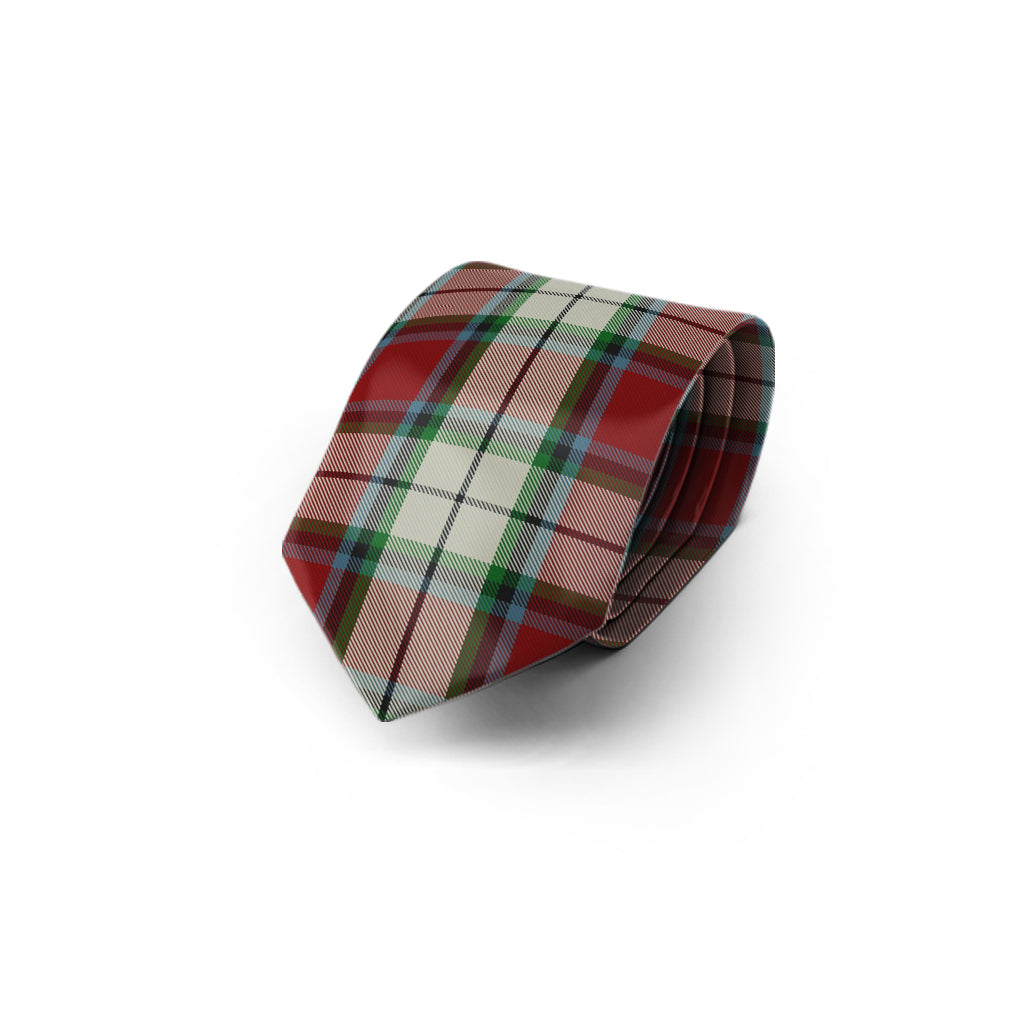 Rose White Dress Tartan Classic Necktie - Tartan Vibes Clothing