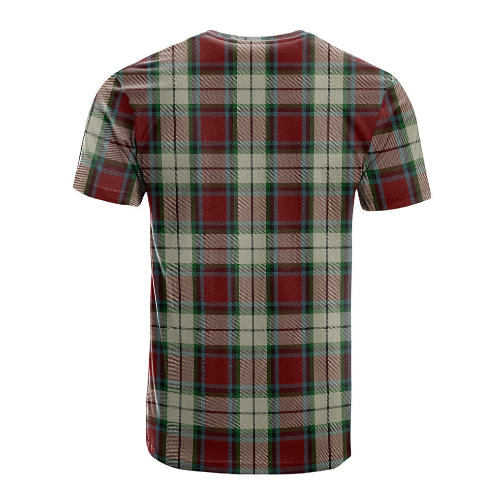 Rose White Dress Tartan T-Shirt - Tartan Vibes Clothing