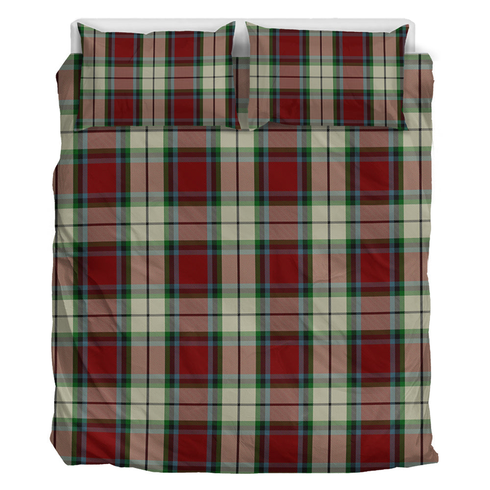 Rose White Dress Tartan Bedding Set - Tartan Vibes Clothing