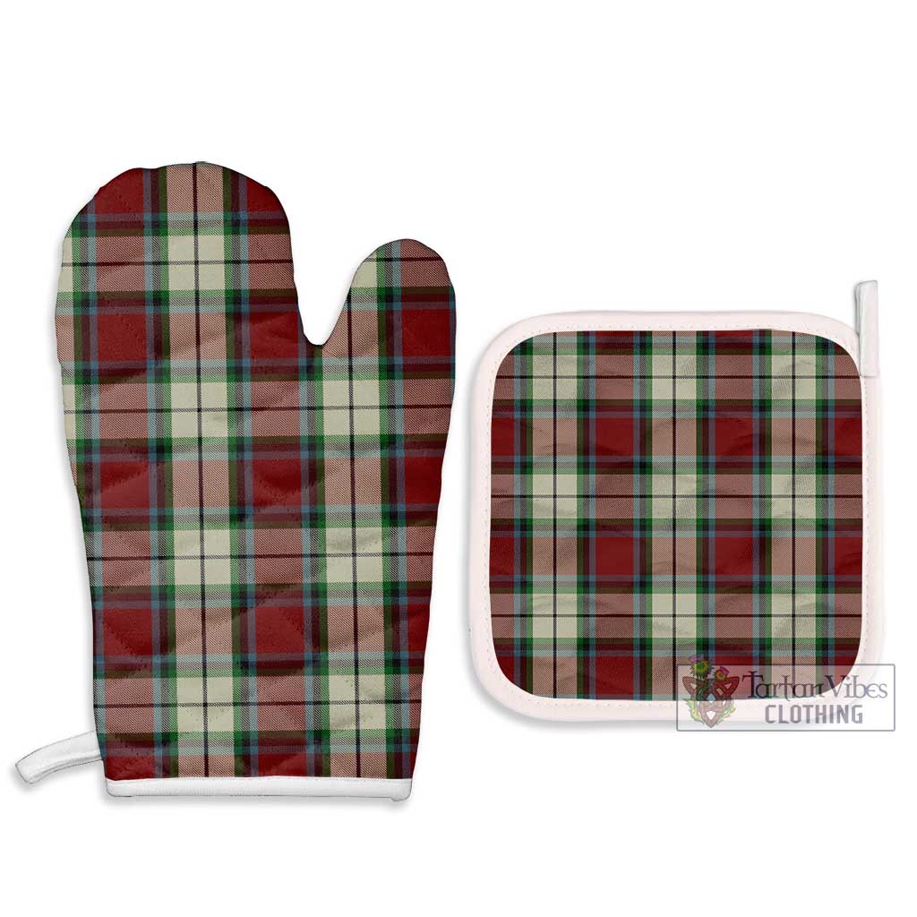 Tartan Vibes Clothing Rose White Dress Tartan Combo Oven Mitt & Pot-Holder