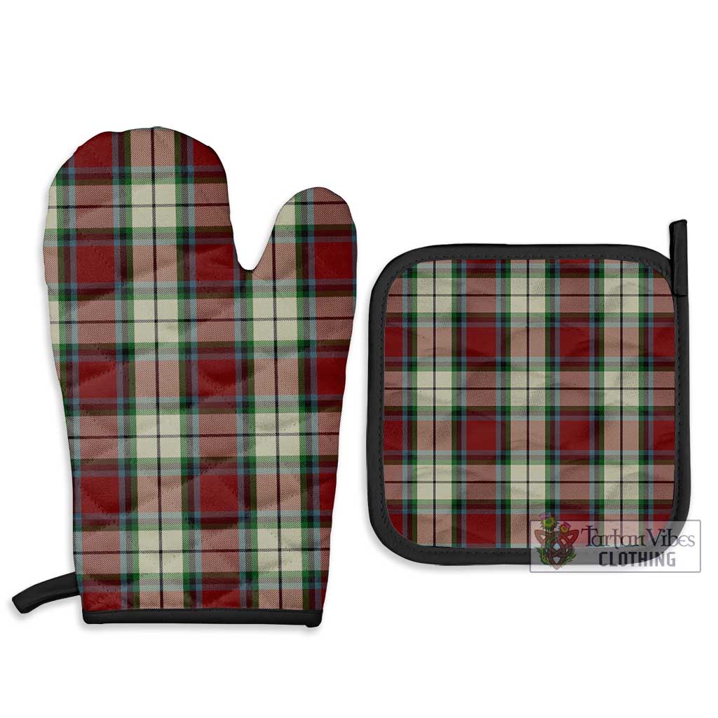 Tartan Vibes Clothing Rose White Dress Tartan Combo Oven Mitt & Pot-Holder