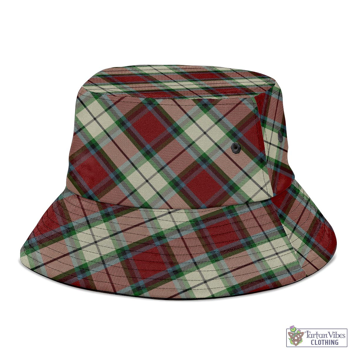 Tartan Vibes Clothing Rose White Dress Tartan Bucket Hat