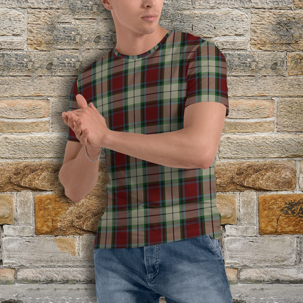 Rose White Dress Tartan T-Shirt - Tartan Vibes Clothing