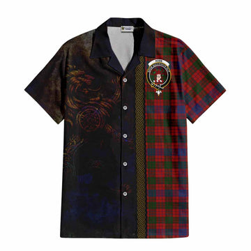 Ross Tartan Family Crest Hawaiian Shirt Alba Gu Brath Be Brave Lion Ancient Style Kid - Tartan Vibes Clothing