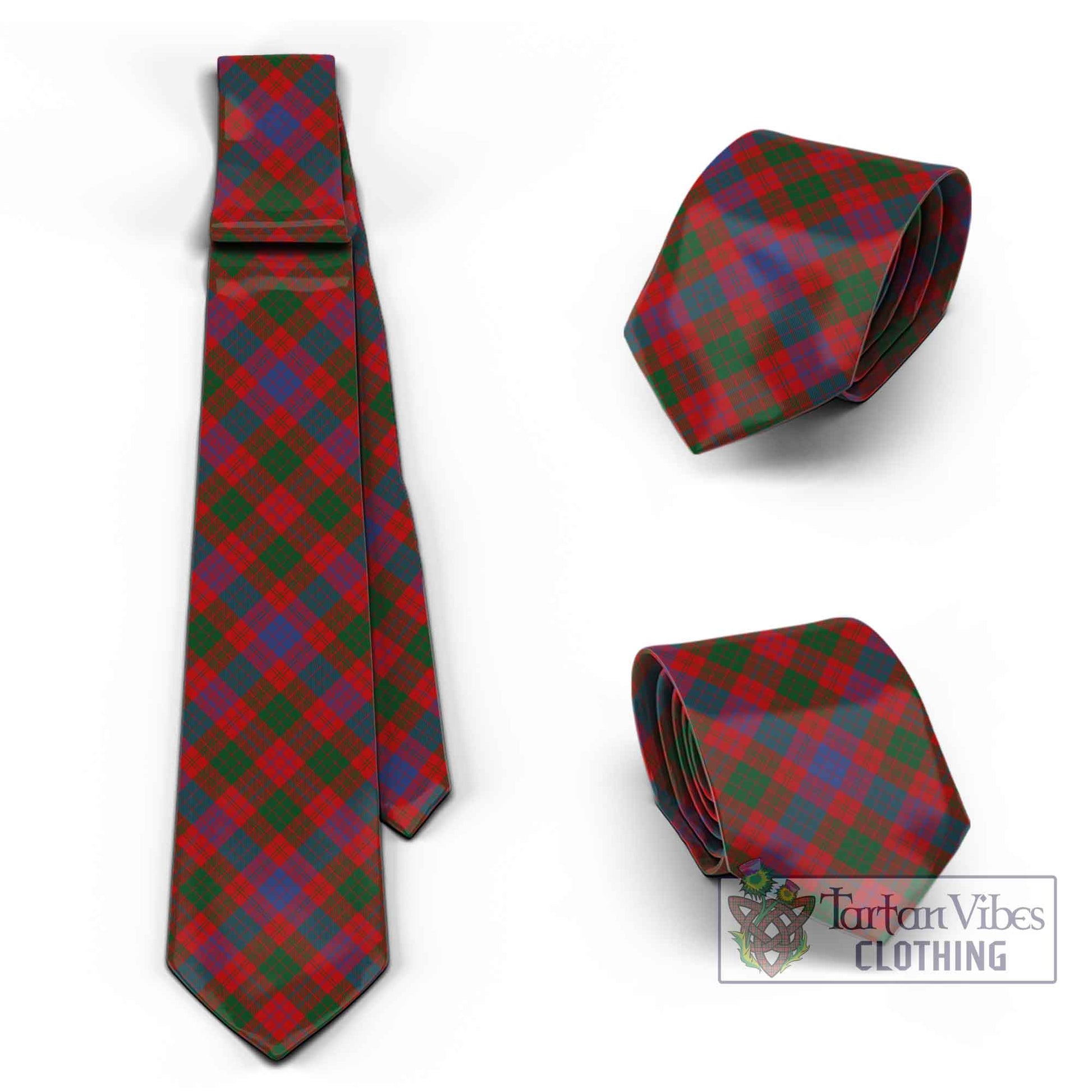 Tartan Vibes Clothing Ross Tartan Classic Necktie Cross Style