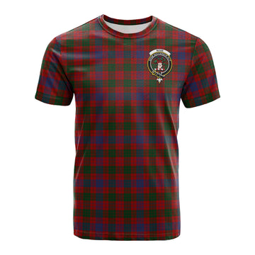 Ross Tartan T-Shirt with Family Crest