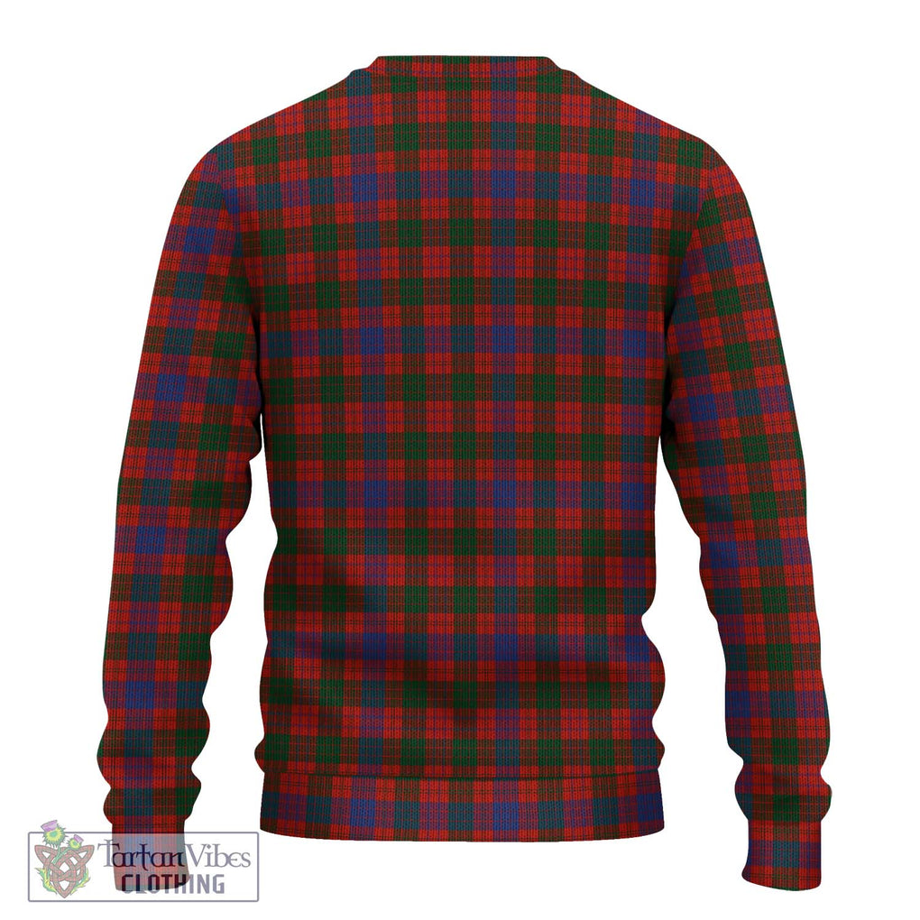 Ross Tartan Knitted Sweater with Family Crest DNA In Me Style - Tartanvibesclothing Shop