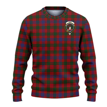 Ross Tartan Ugly Sweater with Family Crest