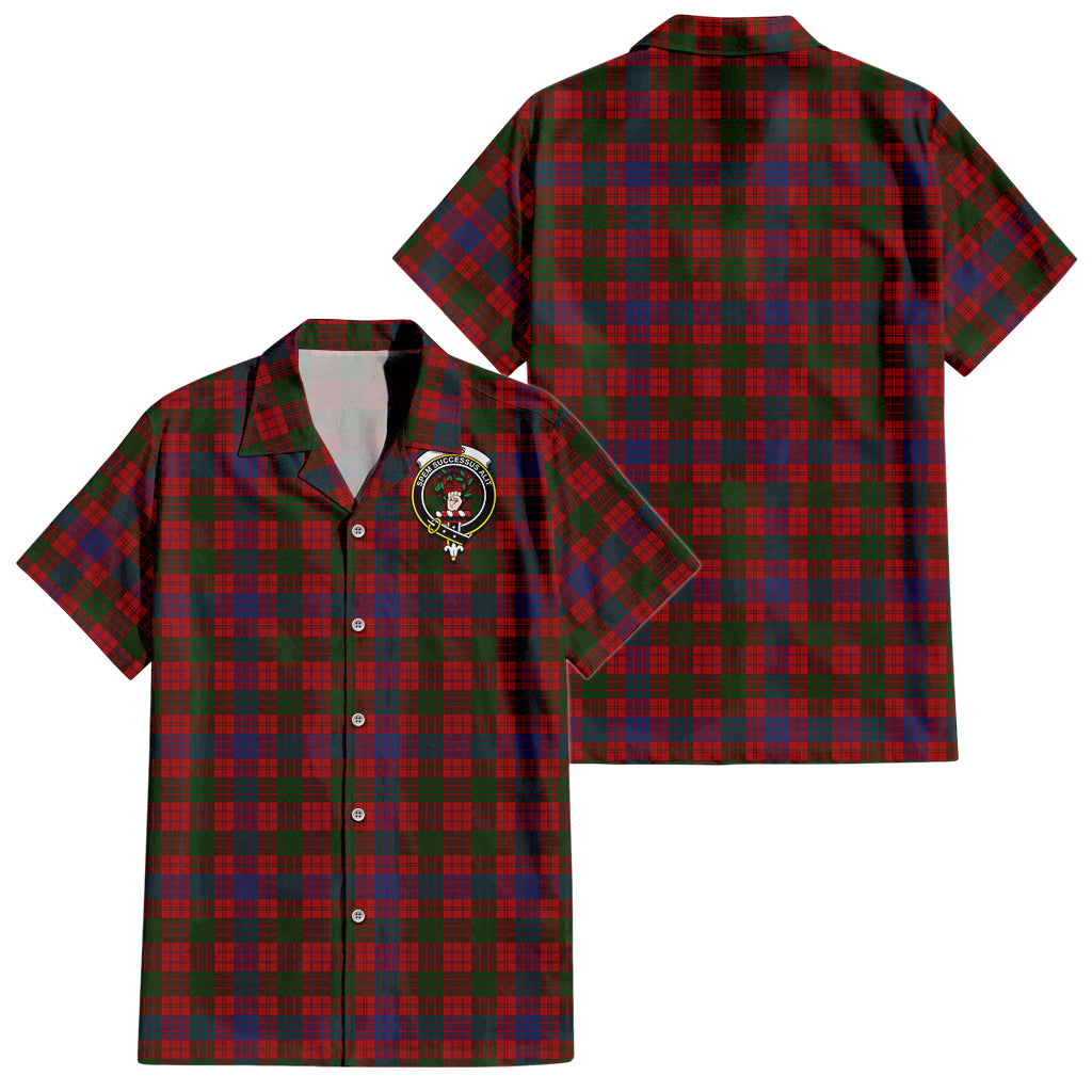 ross-tartan-short-sleeve-button-down-shirt-with-family-crest