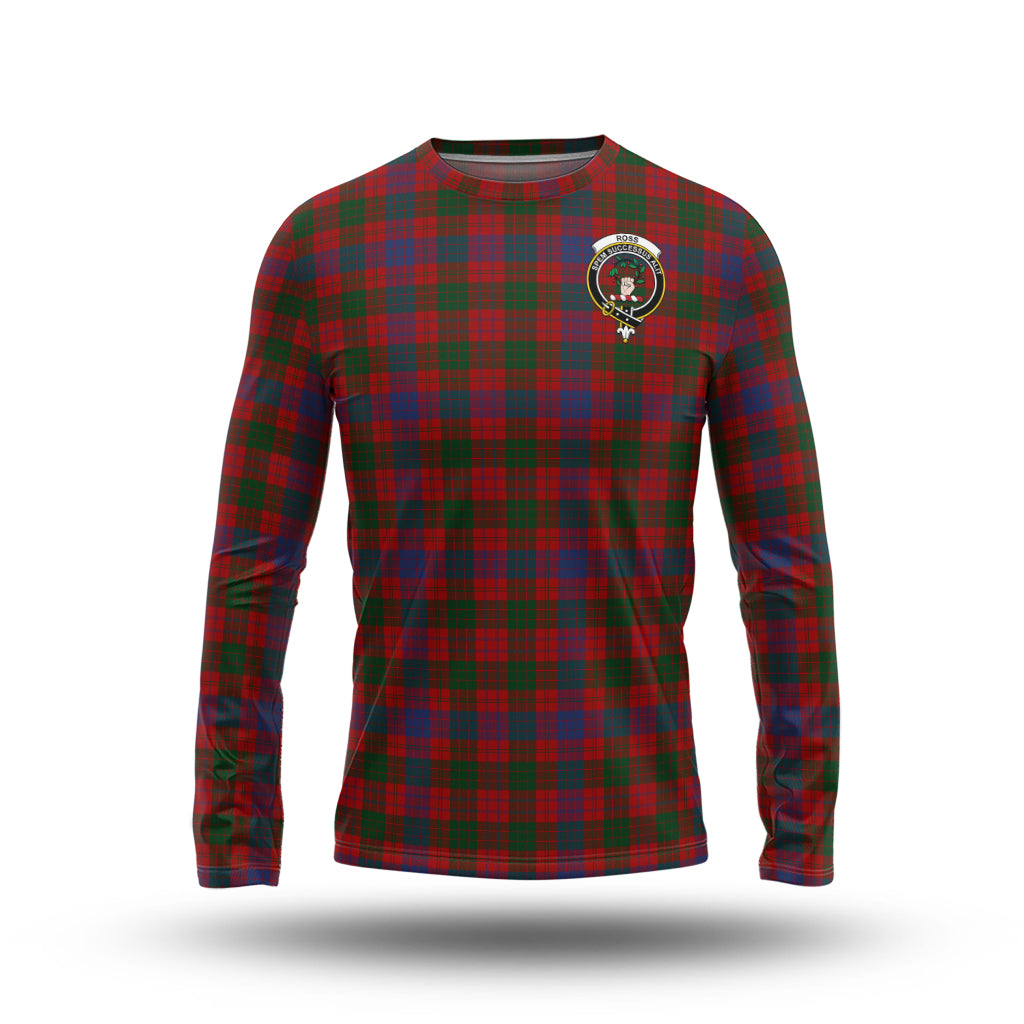 ross-tartan-long-sleeve-t-shirt-with-family-crest