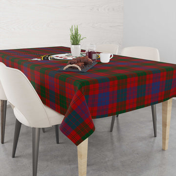 Ross Tartan Tablecloth with Family Crest