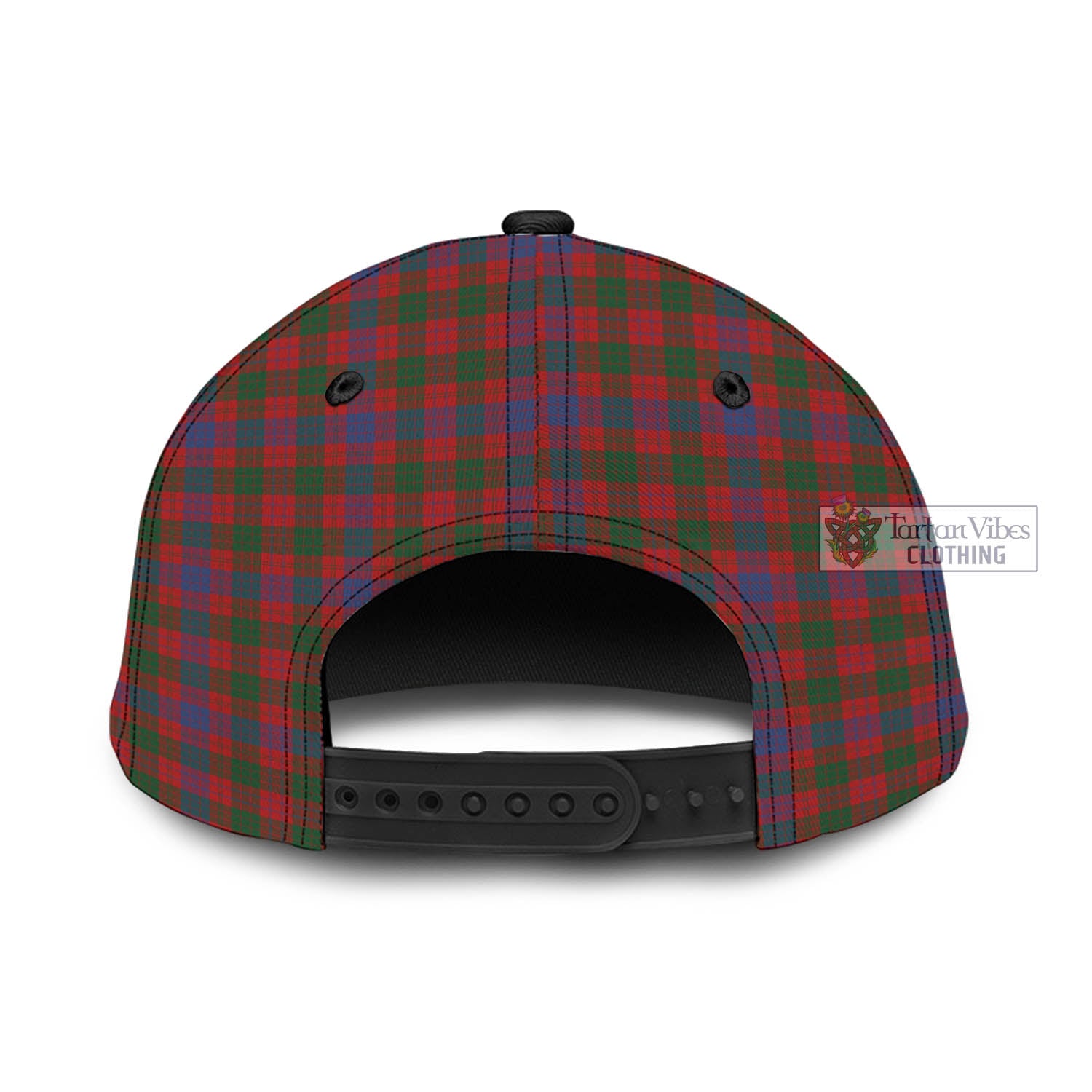 Tartan Vibes Clothing Ross Tartan Classic Cap with Family Crest In Me Style