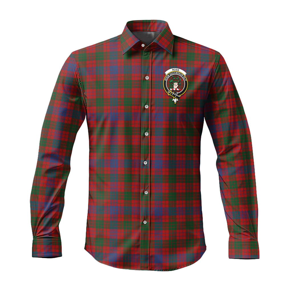 ross-tartan-long-sleeve-button-up-shirt-with-family-crest