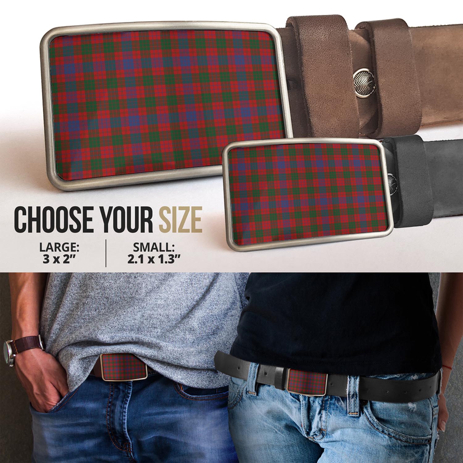 Ross Tartan Belt Buckles - Tartanvibesclothing Shop