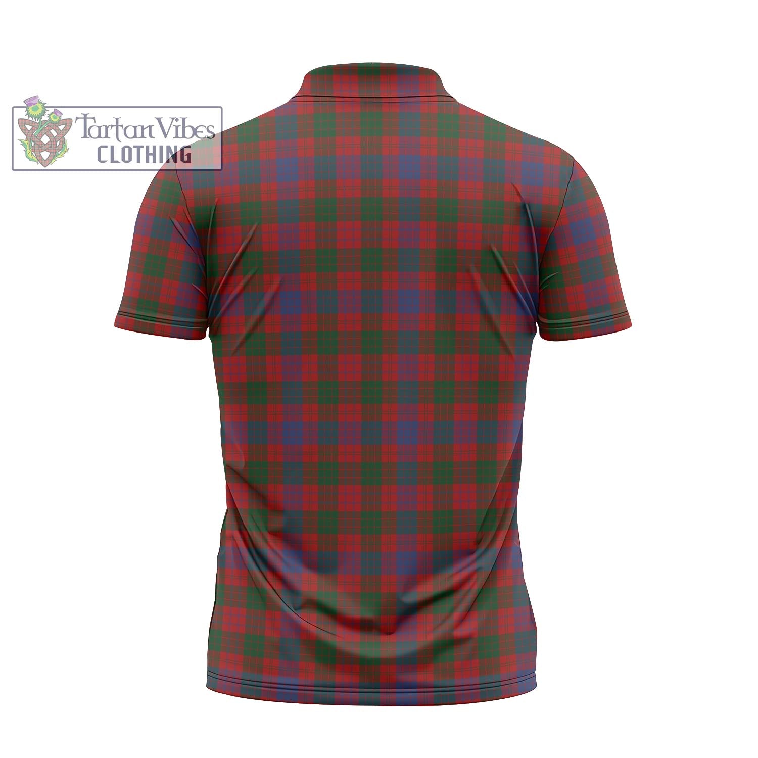 Tartan Vibes Clothing Ross Tartan Zipper Polo Shirt