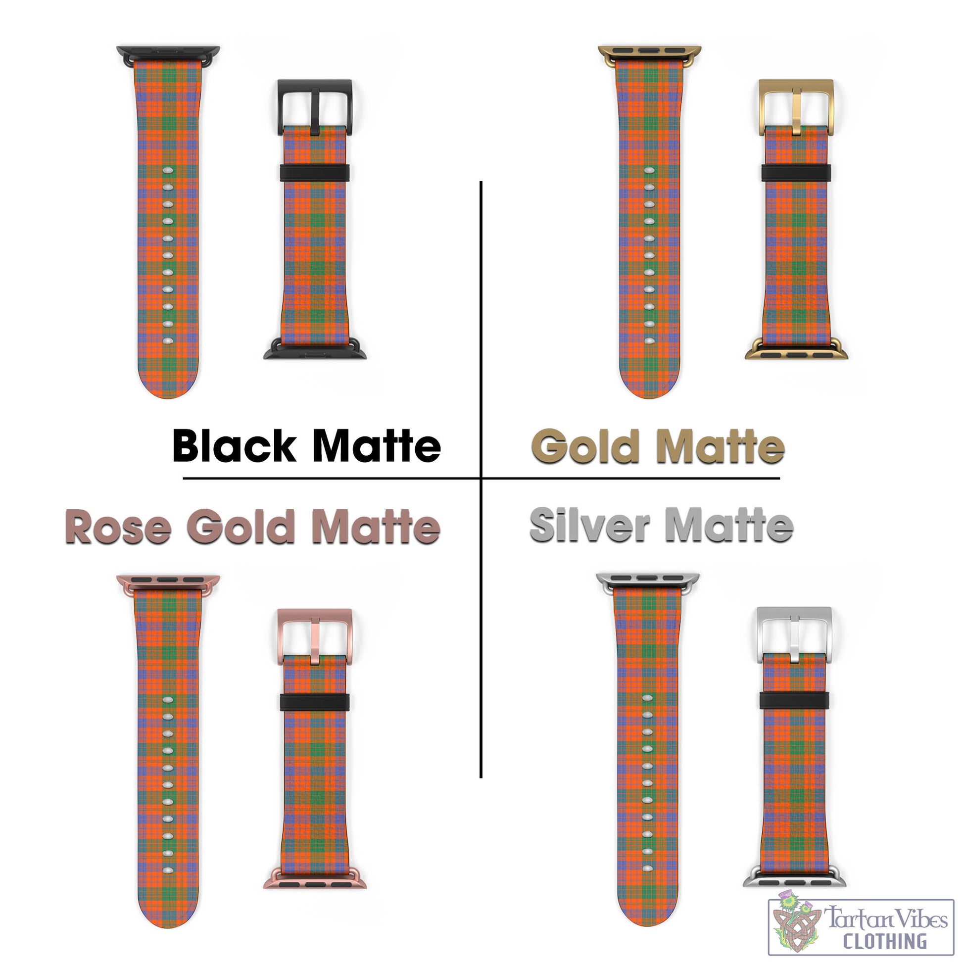 Tartan Vibes Clothing Ross Ancient Tartan Watch Band