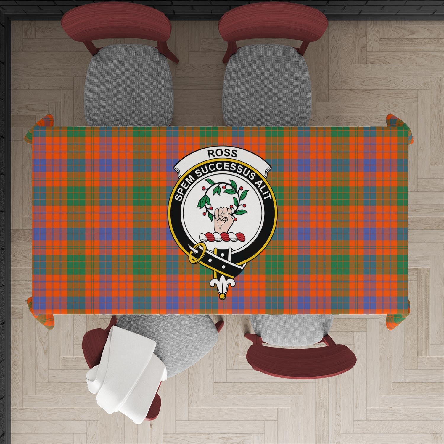 ross-ancient-tatan-tablecloth-with-family-crest