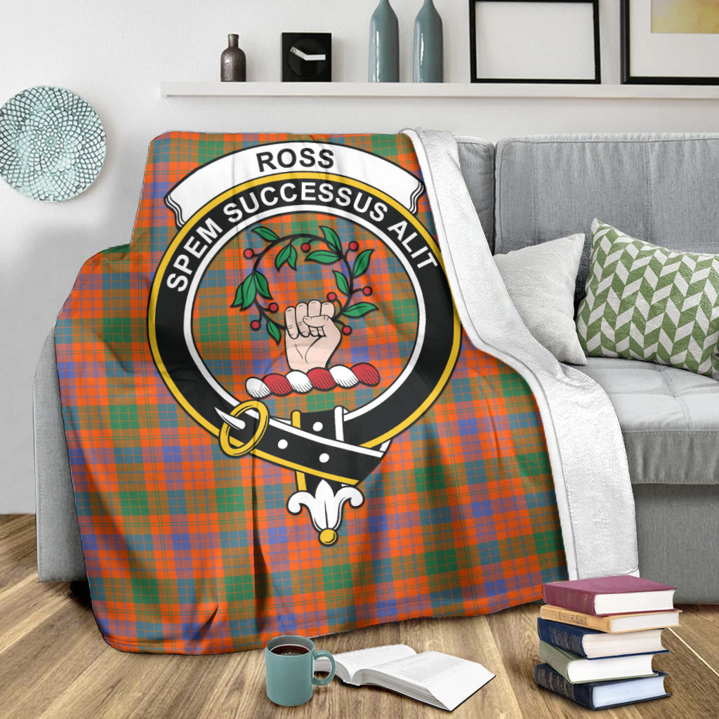 ross-ancient-tartab-blanket-with-family-crest