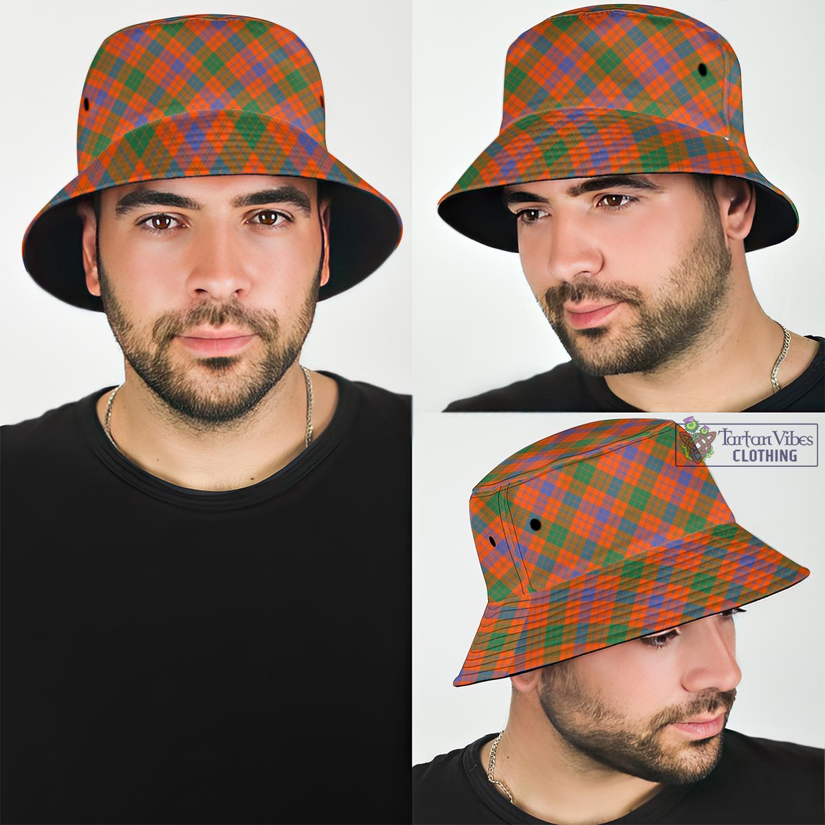 Tartan Vibes Clothing Ross Ancient Tartan Bucket Hat