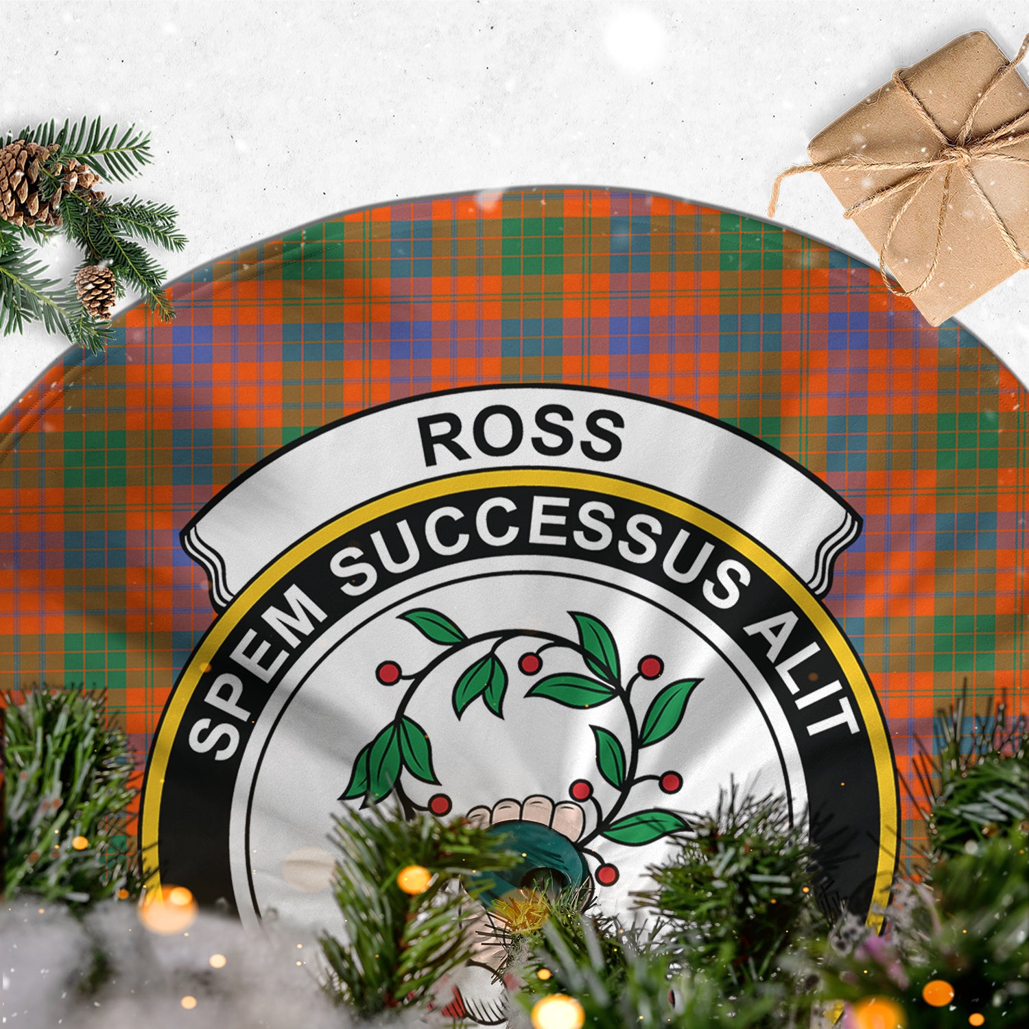 ross-ancient-tartan-christmas-tree-skirt-with-family-crest