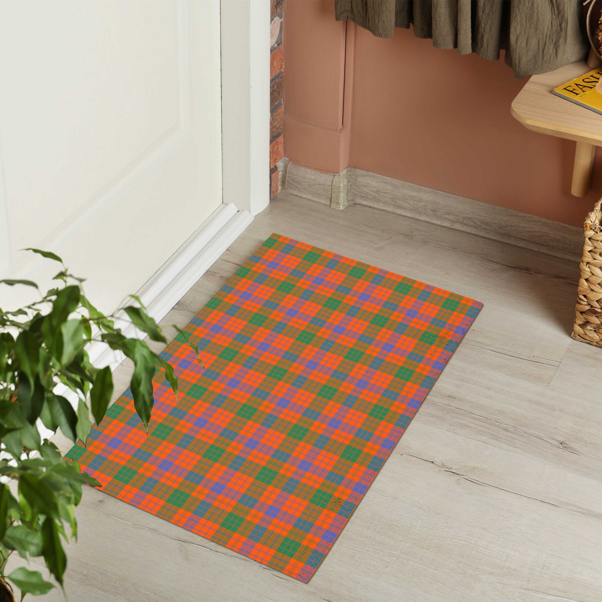 Ross Ancient Tartan Door Mat - Tartanvibesclothing Shop