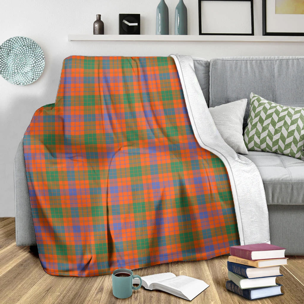 Ross Ancient Tartan Blanket - Tartan Vibes Clothing